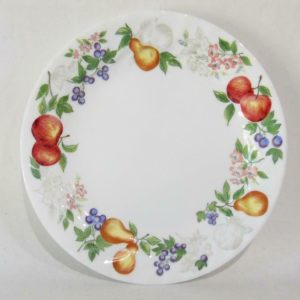 *MINT 1 Corelle CHUTNEY 7 1/4 Bread DESSERT PLATE Fruit Harvest Swirl Rim