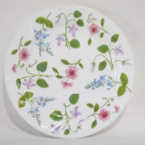 Corelle Impressions DELICATE ARRAY 7.25 BREAD PLATE Dessert Floral Swirled Rim