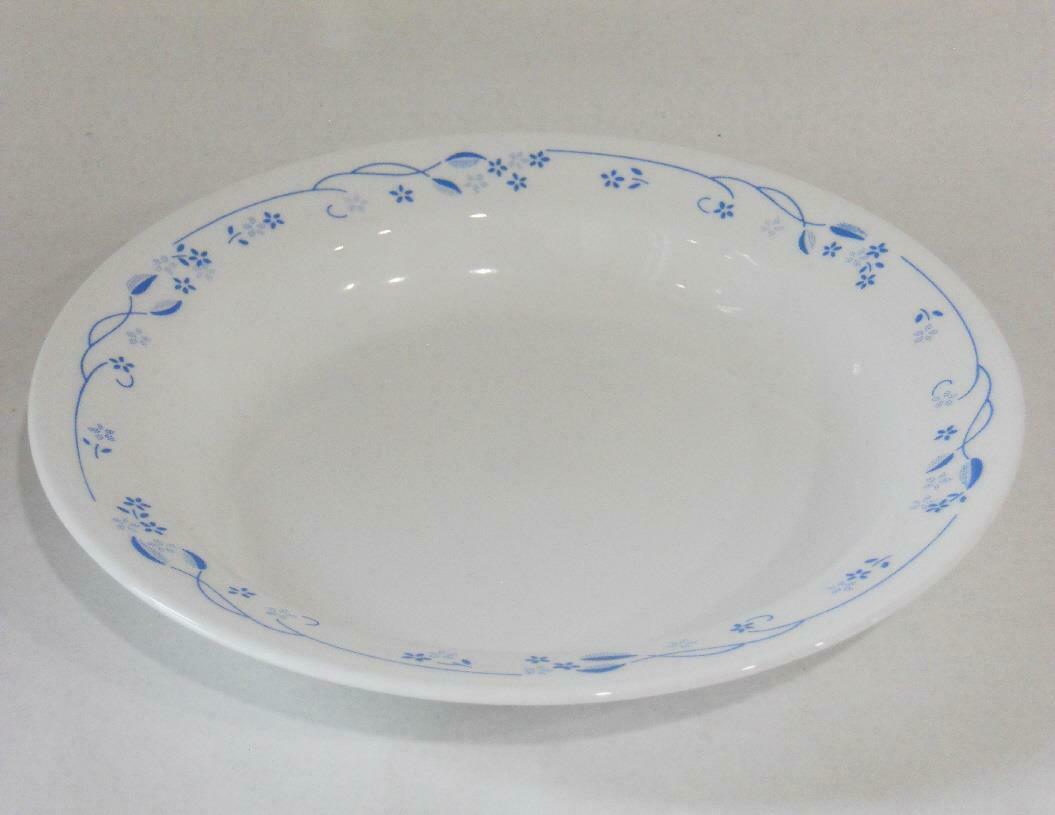 *NEW Corelle PROVINCIAL BLUE 15-oz SOUP BOWL Flat Rim English Garden Floral Vine - Image 3