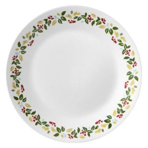 1 Corelle HOLIDAY BERRIES 6 3/4 Bread Dessert PLATE Seasonal Christmas Wreath