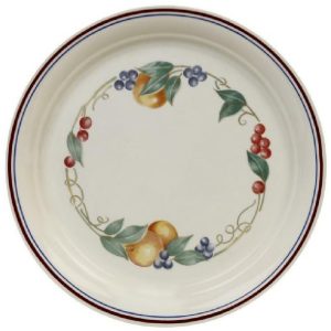 1 Corelle ABUNDANCE 8 1/2 LUNCH Salad PLATE Fruit Harvest *Sandstone Ridge Bump
