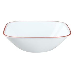 Corelle Square HAPPY DAYS / MATILDA / COUNTRY DAWN 22-oz Soup Cereal BOWL ORANGE