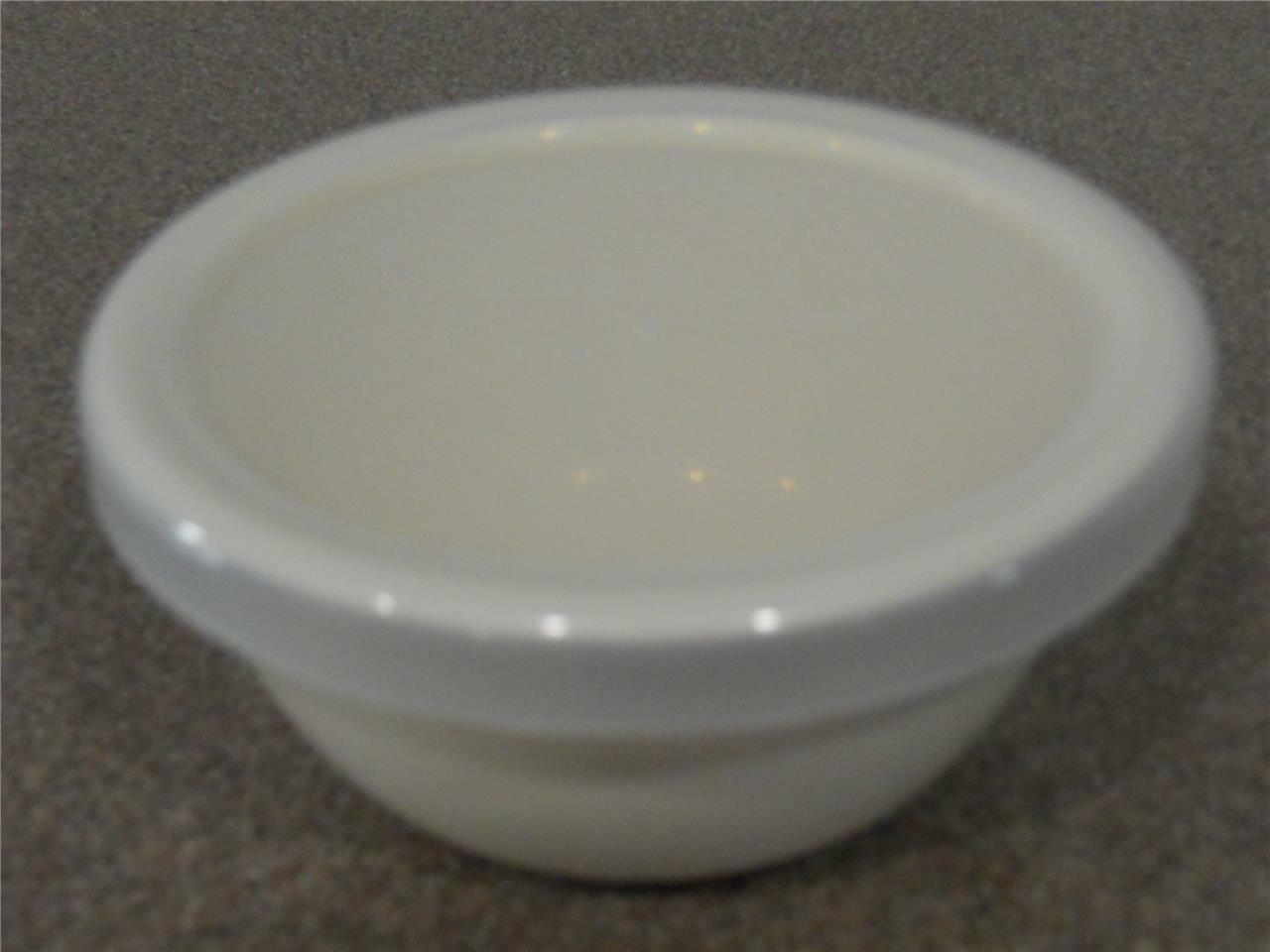 Corelle SHEER MICROWAVE PLASTIC COVER for 6-oz Ramekin Bowl Reheat OR Store Food - Image 2