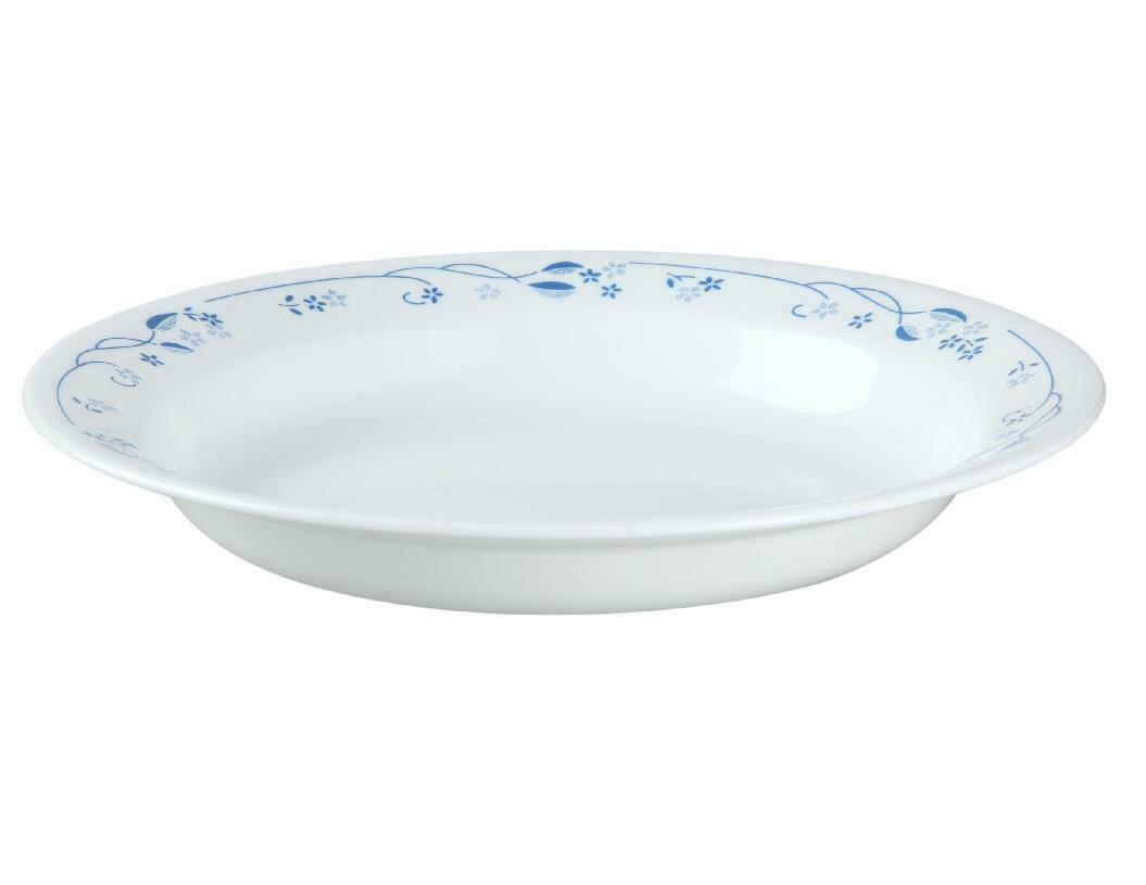 *NEW Corelle PROVINCIAL BLUE 15-oz SOUP BOWL Flat Rim English Garden Floral Vine - Image 4
