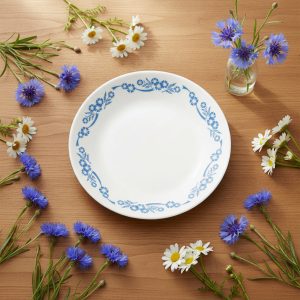 Corelle CORNFLOWER BLUE 60th Anniversary 6.75 BREAD & BUTTER PLATE Pie Dessert