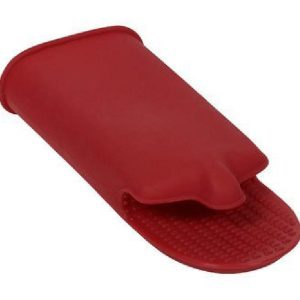 EKCO Silicone RED OVEN MITT *Flexible Hand EASY GRAB Baking Hot HEAT RESISTANT