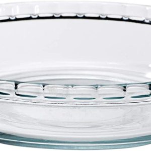 Anchor Hocking CLEAR GLASS 6 MINI PIE PLATE *Fluted Rims Oven Micro Bakeware