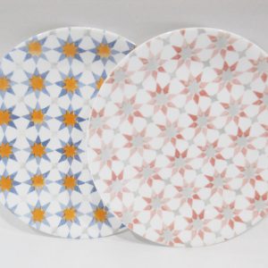 Corelle AMALFI 8 1/2 LUNCH PLATE Choose: AZUL or ROSA Italy Mediterranean Coast