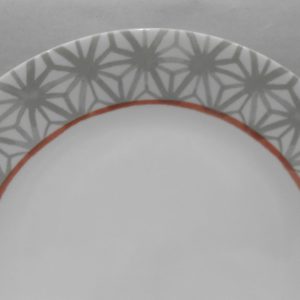 NEW Corelle AMALFI ROSA 10.25 DINNER PLATE Pink Gray Tiles Italy Mediterranean
