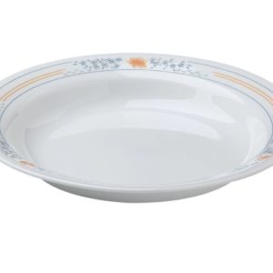 NEW 1 Corelle APRICOT GROVE 15-oz Flat Rimmed SOUP BOWL Stew Plate