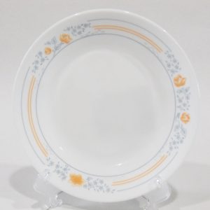 1 Corelle APRICOT GROVE 6 3/4 BREAD PLATE Dessert Pie Side *Peach Blue Floral