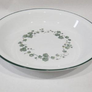 NEW Corelle by Corning CALLAWAY Green Ivy 10.25 Deep Dish PIE PLATE Vitrelle Glass