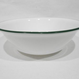 HTF Corelle CALLAWAY 18-oz SOUP Cereal Salad BOWL 6.25 Hunter Green Band Rim