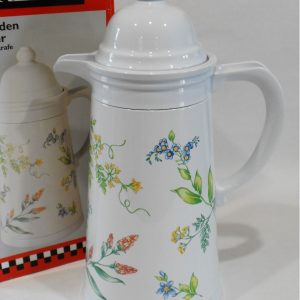 NEW Corelle Corning MY GARDEN 1-Qt Thermal SERVING CARAFE Hot Cold Coffee Tea