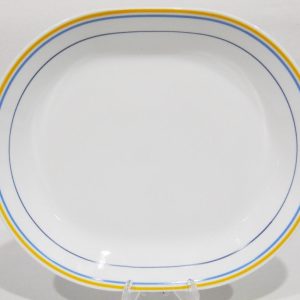 *NEW Corelle CASA FLORA ~ BELLA VISTA SERVING PLATTER Plate *Mexico Blue Yellow
