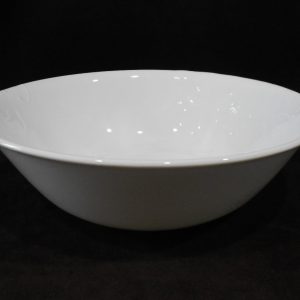 Corelle CHERISH Round 1.5-Qt SERVING BOWL Madeline 8.5 White Embossed Floral