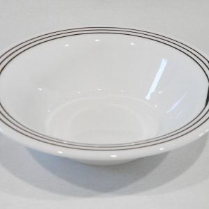 RARE 1st Prototype COMCOR Tableware by Corning BLACK OPTIC 14-oz SOUP BOWL