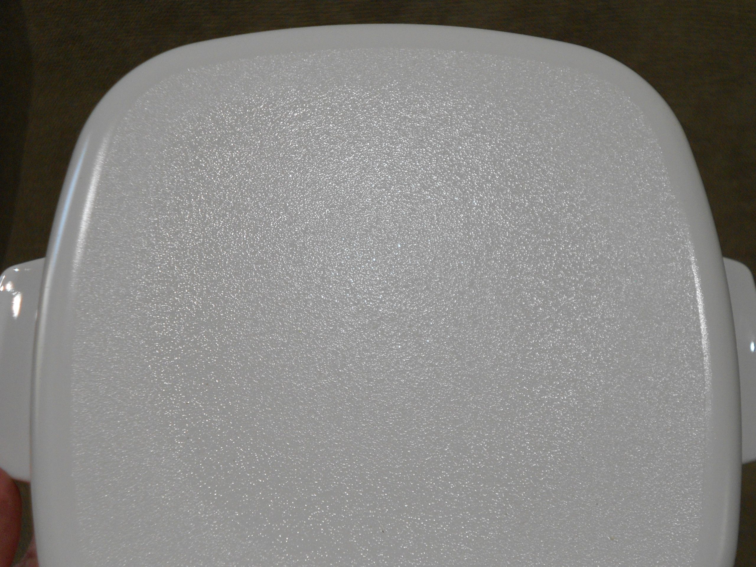 3-pc CORNINGWARE 1-Qt CASSEROLE & COVERS A-1-B Pyroceram Winter Frost White - Image 8