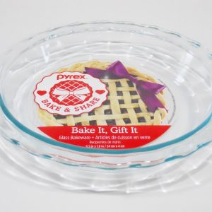 New PYREX Easy Grab CLEAR GLASS 11-1/4 Scalloped Rim PIE PLATE Quiche Multi Dish