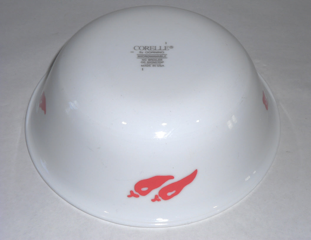 NRM 1 Corelle FIESTA 18-oz SOUP Cereal BOWL 6.25 RED HOT CHILI PEPPER - Image 3