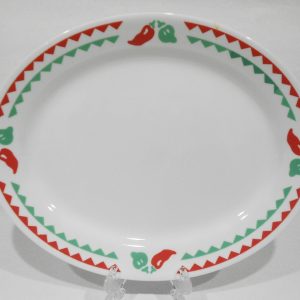 Corelle by Corning FIESTA OVAL SERVING PLATTER Plate *Red Hot Chili Pepper