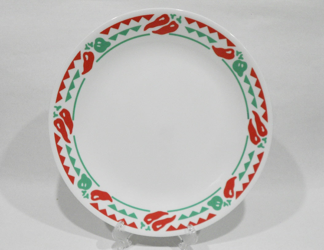 NEW Corelle by Corning FIESTA 10 1/4 DINNER PLATE *Red Hot Green Chili Peppers