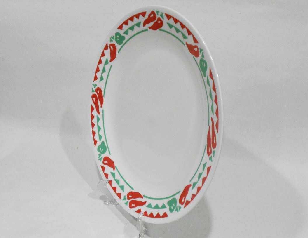 NEW Corelle by Corning FIESTA 10 1/4 DINNER PLATE *Red Hot Green Chili Peppers - Image 2