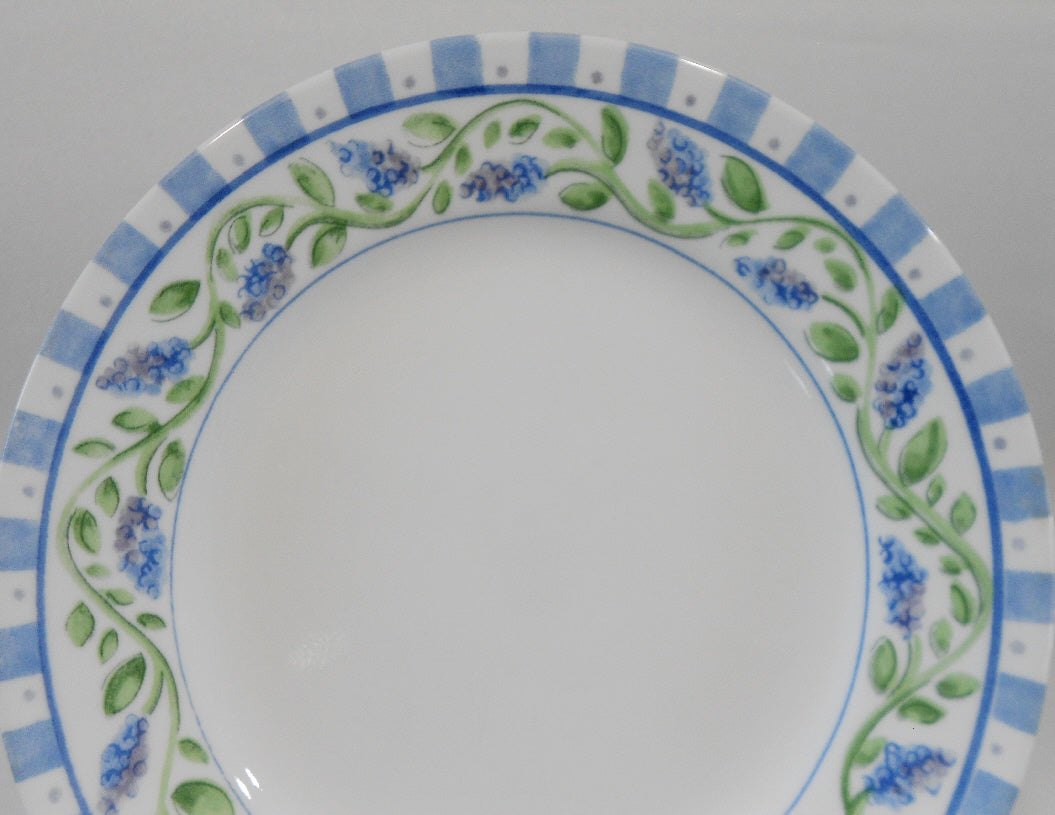 Corelle Impressions FRENCH LILAC 8 1/2 LUNCH PLATE Purple Blue Country Floral - Image 2