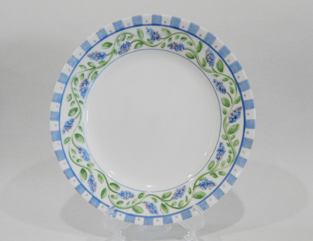 Corelle Impressions FRENCH LILAC 8 1/2 LUNCH PLATE Purple Blue Country Floral