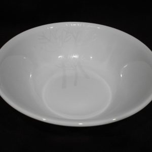 Corelle FROST 1-Qt SERVING BOWL 8.5 White Bare Trees Silver Moonbeams
