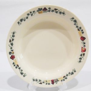 Corelle GARDEN HOME Sandstone 15-oz Flat Rim SOUP PLATE PASTA BOWL