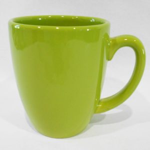1 Corelle LIME GREEN 11-oz MUG Stoneware Cup *Neo Leaf. South Beach. Garden Sketch