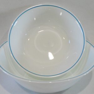 2-pc CORELLE BLUE HEATHER 1 & 2-Qt SERVING BOWLS Corning Expressions
