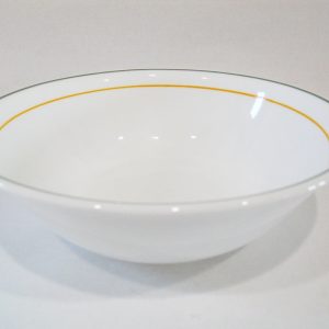 1 Corelle HUMMINGBIRD 1-Qt SERVING BOWL 8.5 Vegetable Green Yellow Bands