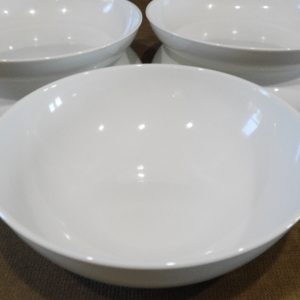 NEW 5-pc Corelle WHITE VERSA MEAL BOWL SET 46-oz 30-oz Serving Pasta Salad