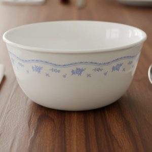 *NR Mint Corelle MORNING BLUE 28-oz Super SOUP BOWL 6.25 x 3 Delicate Floral