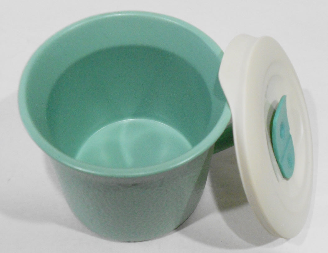 New CORNINGWARE French Pop-Ins HAMMERED AQUA Green 20-oz MEAL MUG - Image 4