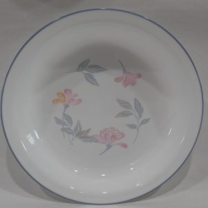 *LKNW CORELLE Impressions PINK TRIO 10 1/4 PIE PLATE Deep Dish Pastel Floral