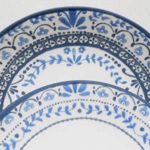 NEW Corelle PORTOFINO Choose: DINNER or LUNCH PLATE *Italian Coast Blue Tiles