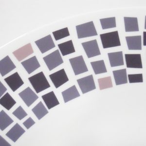 *NRM Corelle PRECIOUS COLORS 10 3/4 DINNER PLATE *Mosaic Tiles AMETHYST PURPLE