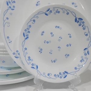 NEW 12-pc Corelle PROVINCIAL BLUE DINNERWARE SET Dinner Bread PLATES 18-oz BOWLS
