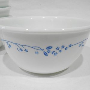 Corelle PROVINCIAL BLUE 12-oz RICE BOWL Ice Cream Dessert *English Garden Flowers