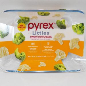 PYREX LITTLES 28-oz Rectangular Single-Serve Glass BAKEWARE **Toaster Oven Size