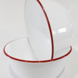 2 Red CORELLE 28-oz SUPER SOUP BOWLS Chili 6 1/4 Bright Radiant Brilliant Holiday