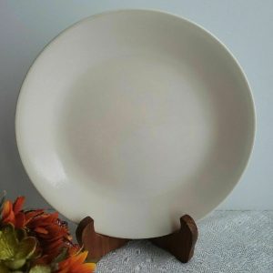 1 NMC Corelle SANDSTONE Coupe BREAD PLATE 6.75 Dessert Earthy Beige Tan