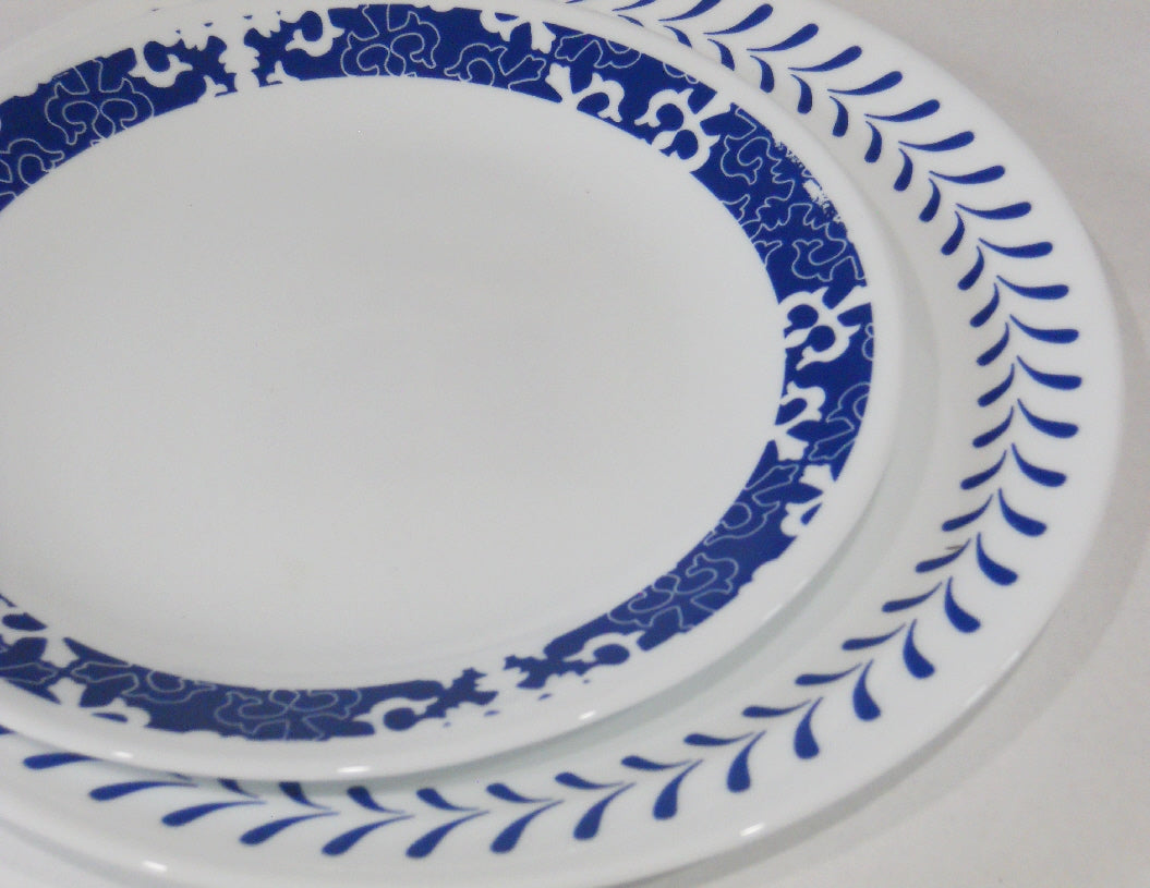 1 Corelle SANNOIS *Choose DINNER or LUNCH PLATE Uptowne Blue Mavi Porto Calle - Image 2