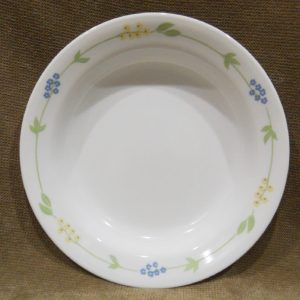 Corelle SECRET GARDEN 15-oz Flat RIMMED SOUP BOWL Pasta Stew 8 1/2 Floral