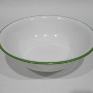 HTF Corelle SHADOW IRIS 6.25 Coupe 18-oz SOUP BOWL Cereal Salad Green Rim