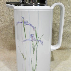 NEW Corelle Corning SHADOW IRIS 1-Qt SERVING CARAFE Thermal Hot Cold Coffee Tea