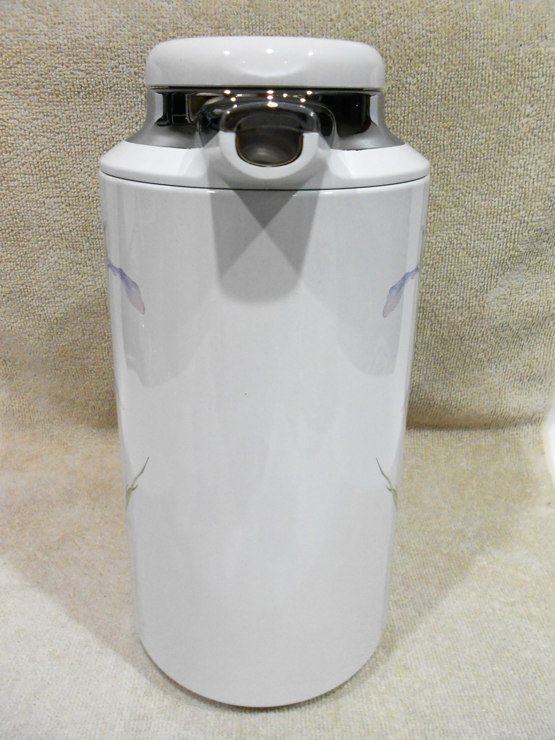 NEW Corelle Corning SHADOW IRIS 1-Qt SERVING CARAFE Thermal Hot Cold Coffee Tea - Image 5